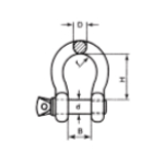  U.S. Type Bow Shackle Type A