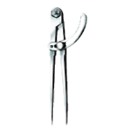  Adj.Screw Hinge Dividers,w/Wing, C/Steel