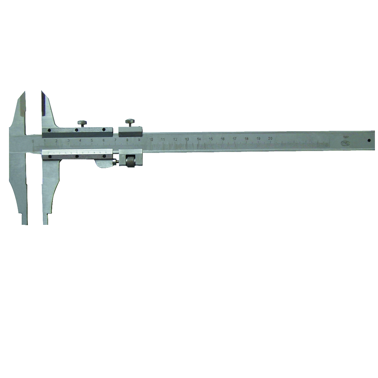 Vernier Calipers with Fine Adjustment and Up Scriber Jaws