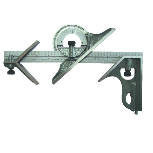 4pcs/set Combination Protractor With Blades 