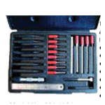 830-0024	24pcs/set in plastic case:5pc 8" long drive pin punch, ,8pc 4" long drive pin punch, 5pc center punch,3pc 5/32" taper pin punch,1 handle for pin punches,1pc 6"/150mm ruler,and 1pc 4" divider.